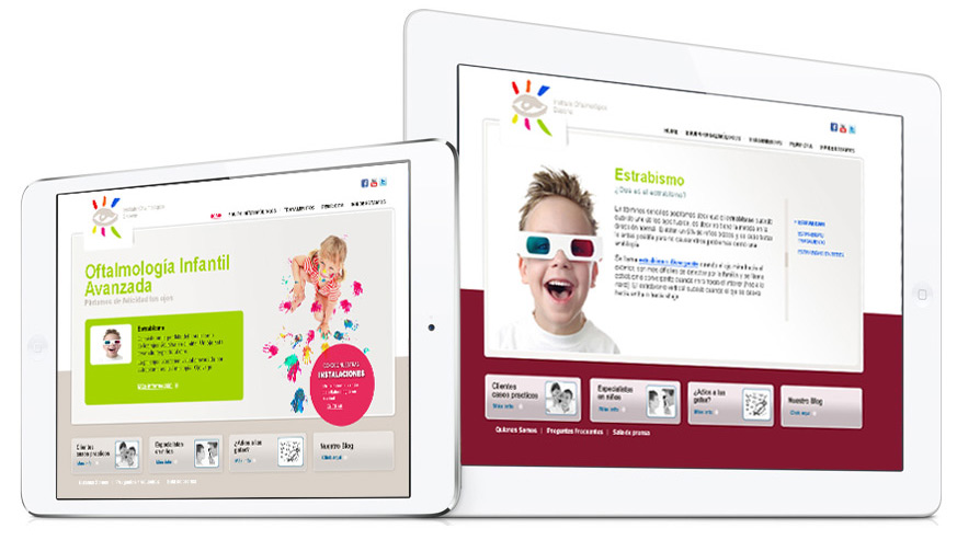 Diseño UX/UI Freelance | Clinica oftalmologica