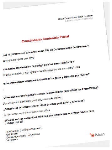 Cuestionario Experiencia Usuario (UX) | ISBAN