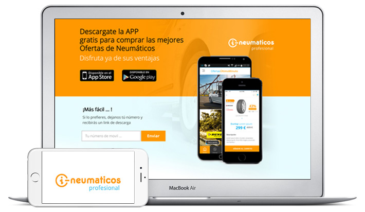 Diseño Landing Page | i-neumaticos