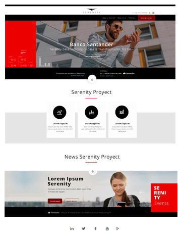 Diseño UX/UI Home | Banco Santander
