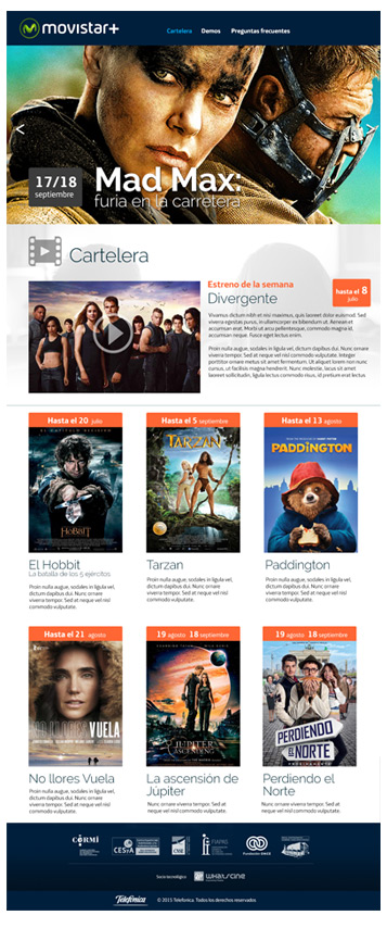 Diseño UX/UI - Listado - Movistar Freelance